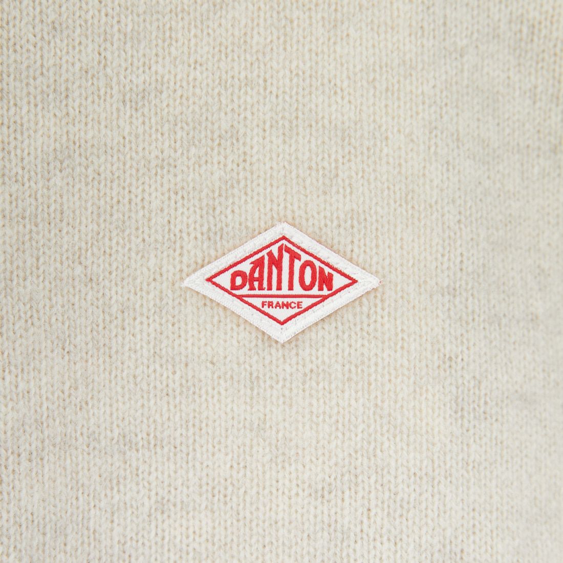 DANTON [ダントン] ラムウール クルーネックカーディガン [DT-D0031LMW] OATMEAL