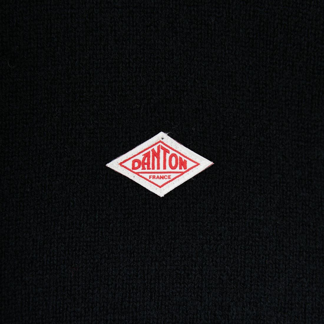 DANTON [ダントン] ラムウール クルーネックカーディガン [DT-D0031LMW] BLACK