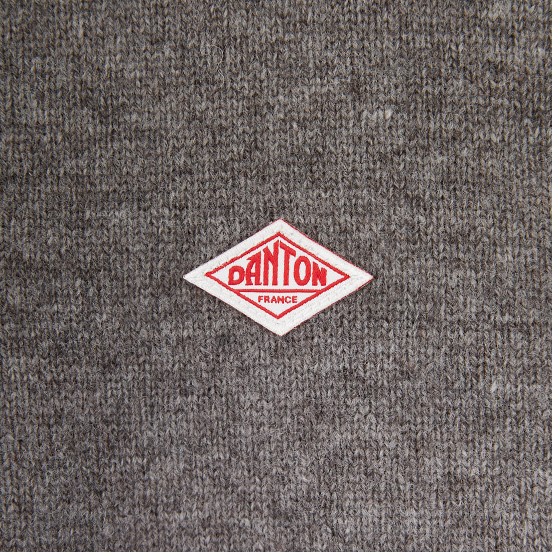 DANTON [ダントン] ラムウール クルーネックカーディガン [DT-D0031LMW] TAUPE