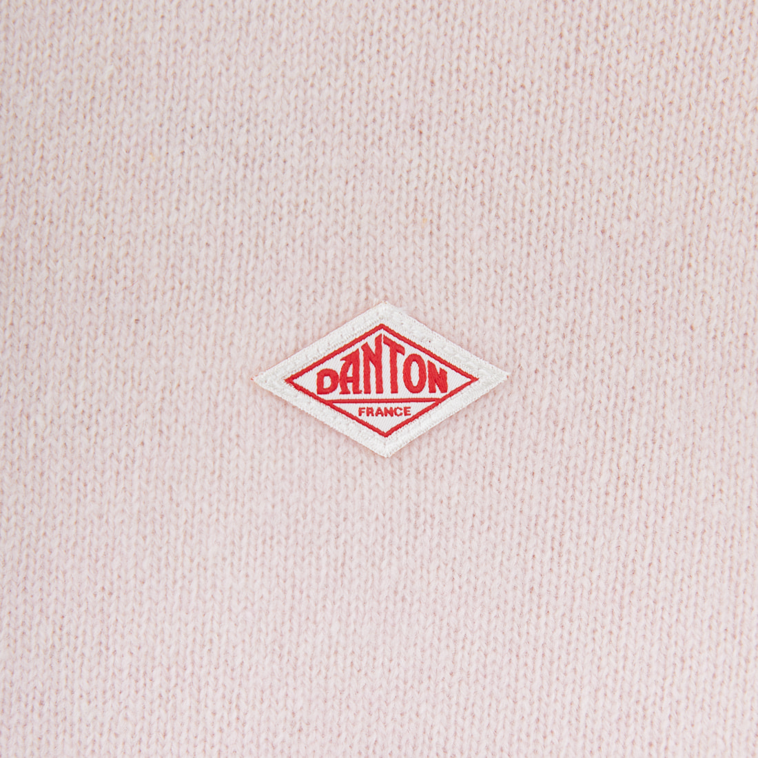 DANTON [ダントン] ラムウール クルーネックカーディガン [DT-D0031LMW] PALE PINK