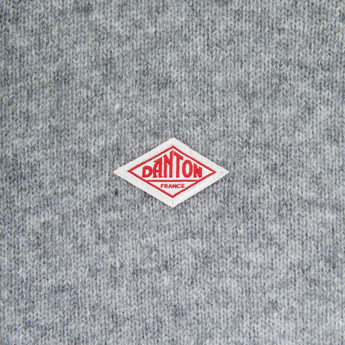 DANTON [ダントン] ラムウール クルーネックカーディガン [DT-D0031LMW] LT.GREY