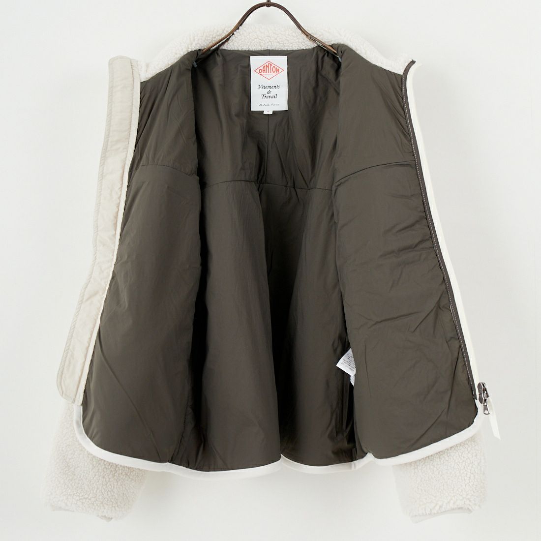 あだん DANTON [ダントン] スタンドカラーボアジャケット [DT-A0194LBA