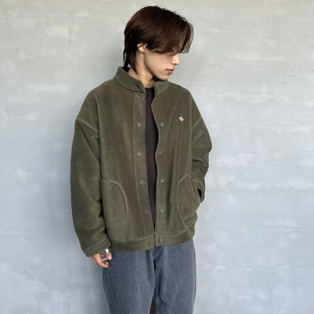 DANTON [ダントン] スタンドカラー ボアフリースカーディガン [DT-A0547WFA]｜ジーンズファクトリー公式通販サイト - JEANS  FACTORY Online Shop