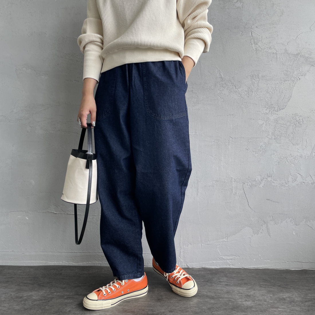 DANTON [ダントン] デニムイージーパンツ [JD-2540DDM]｜ジーンズ  