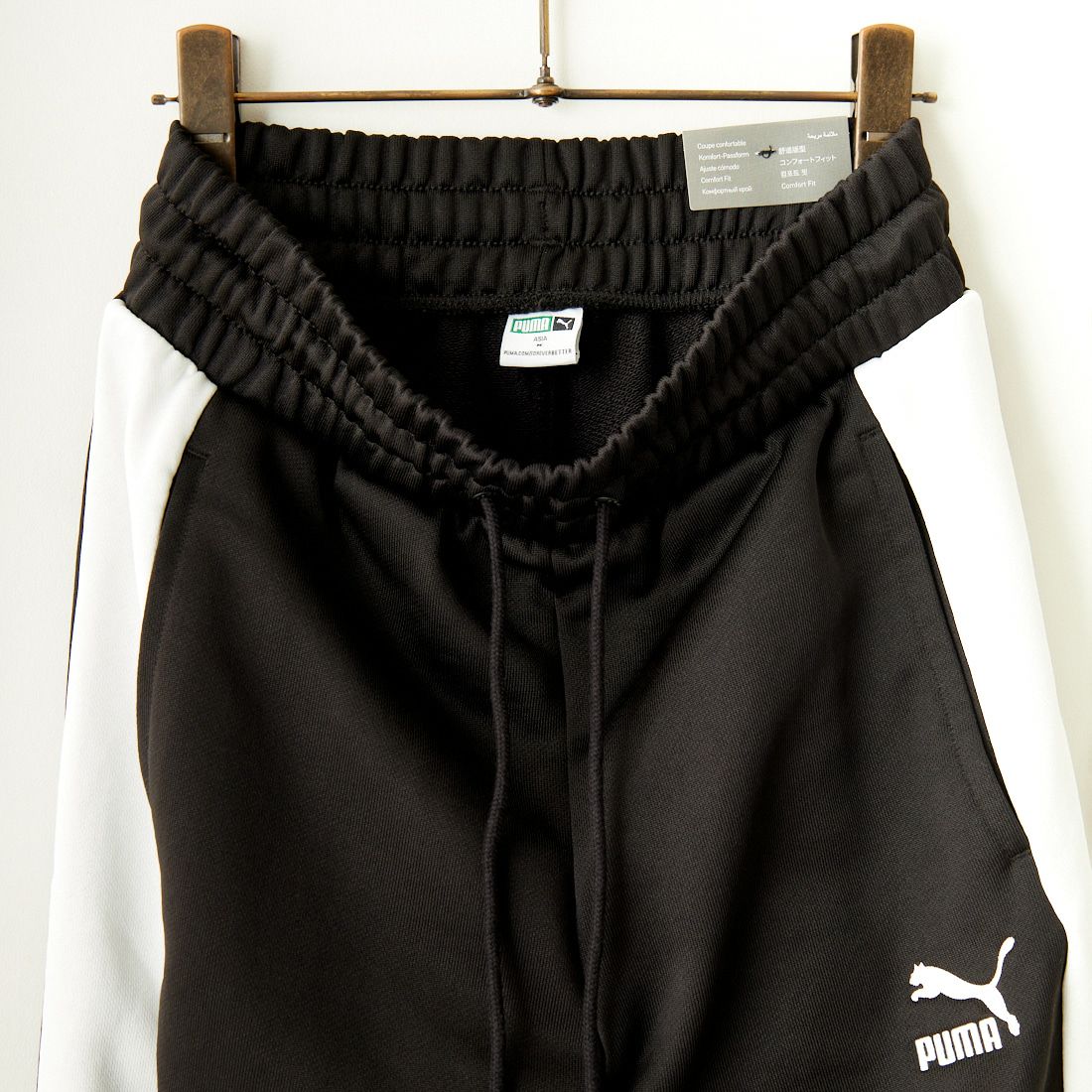 PUMA [プーマ] ウィメンズ ICONIC T7 ストレートレッグ トラックパンツ [629112] 01 ﾌﾟｰﾏﾌﾞﾗ