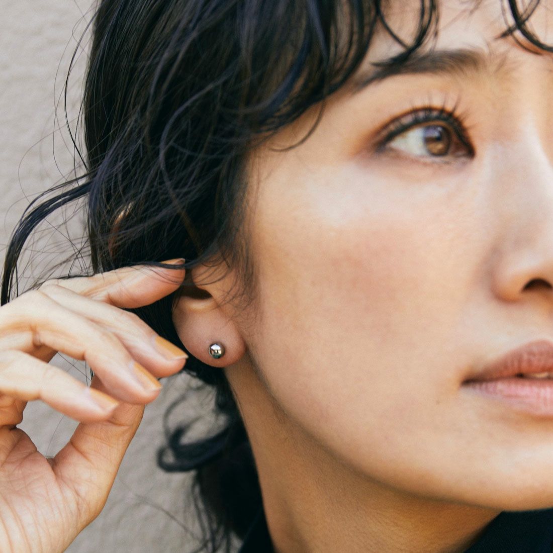 Baqless [バックレス] アミティ ボールシルバーピアス [BQL-BL-SV] SILVER