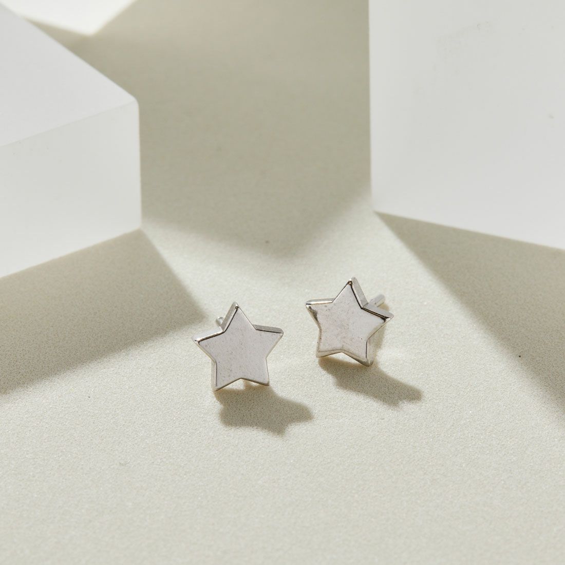 Baqless [バックレス] アミティ スターシルバーピアス [BQL-ST-SV] SILVER