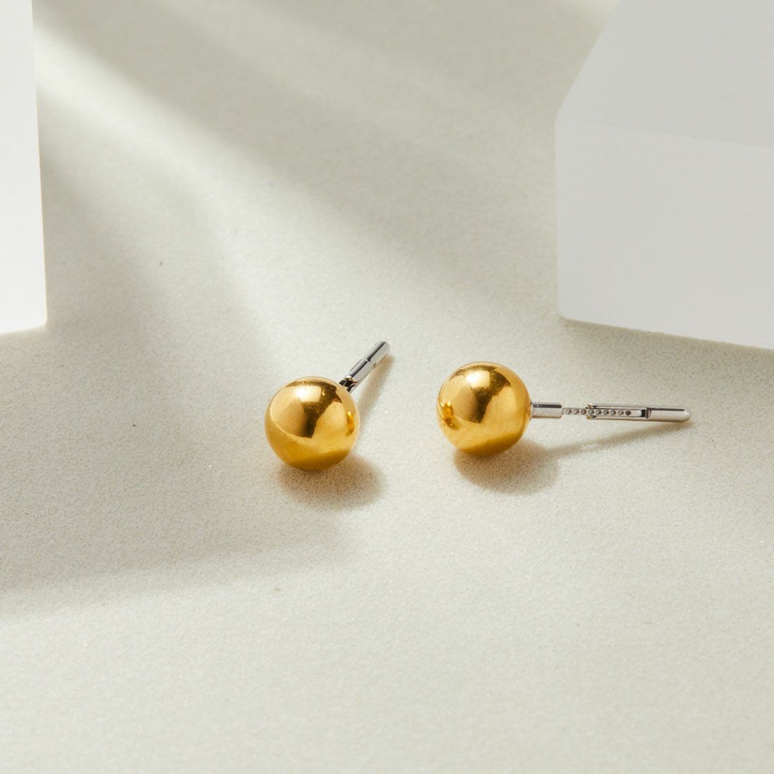 Baqless [バックレス] アミティ ボールゴールドピアス [BQL-BL-YG] GOLD