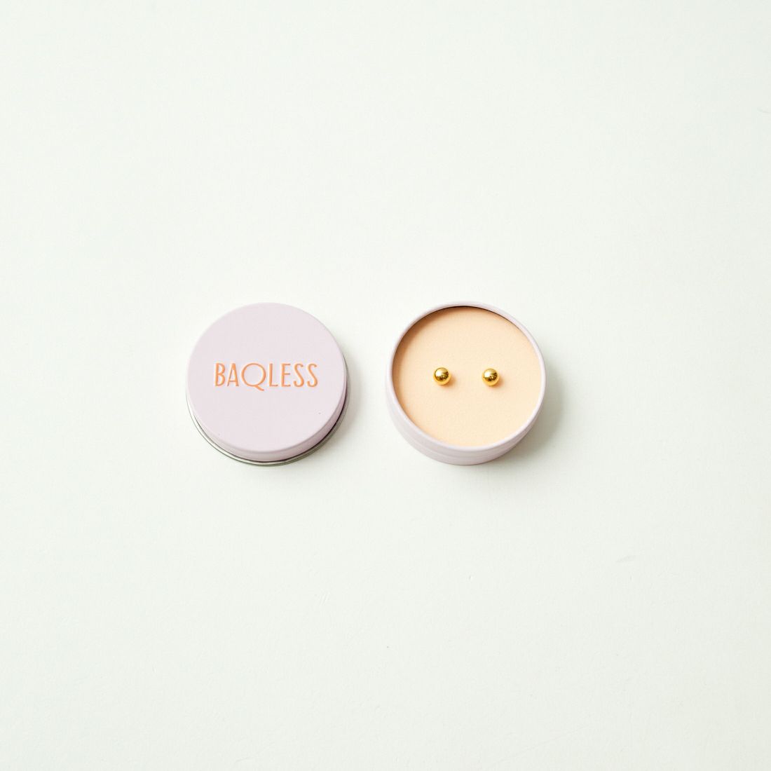 Baqless [バックレス] アミティ ボールゴールドピアス [BQL-BL-YG] GOLD