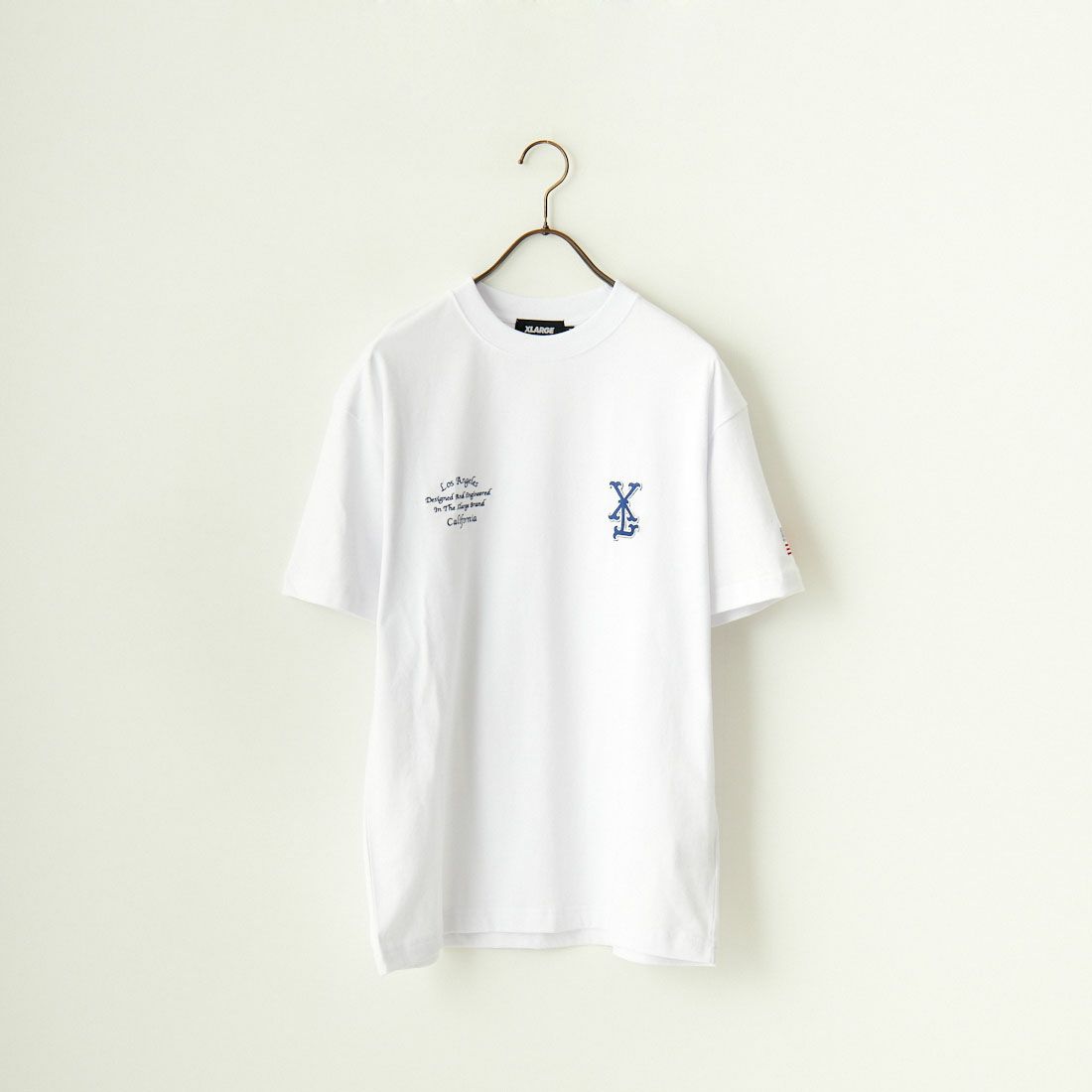 XLARGE プリントTシャツ Mサイズ めまぐるしく ホワイト