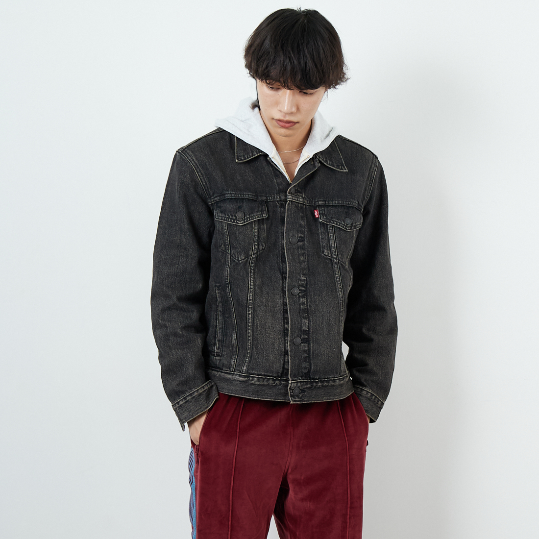 84 BLOW AW&&モデル身長：179cm 着用サイズ：M&&