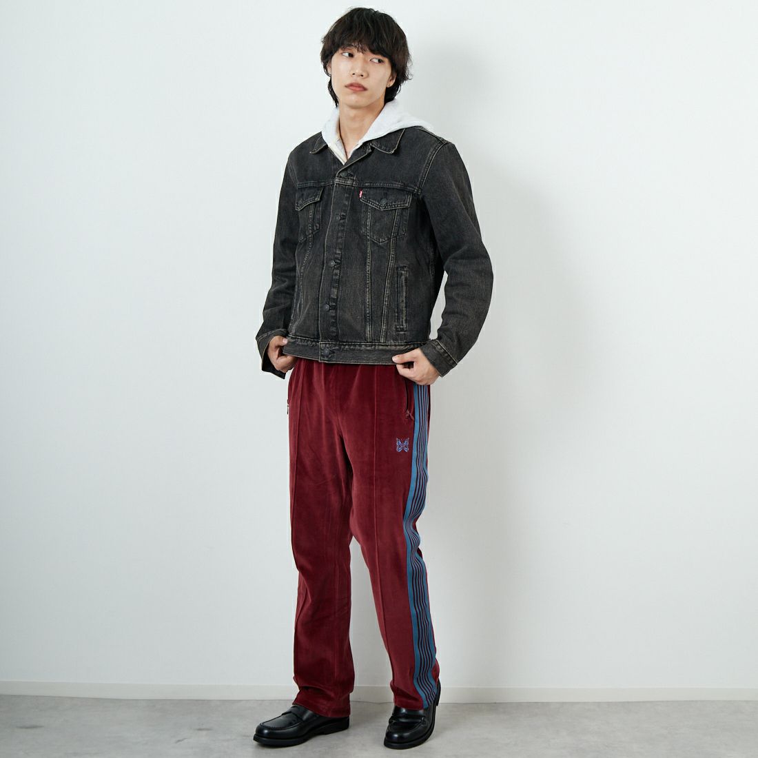 LEVI'S [リーバイス] トラッカージャケット [72334-05] 84 BLOW AW &&モデル身長：179cm 着用サイズ：M&&