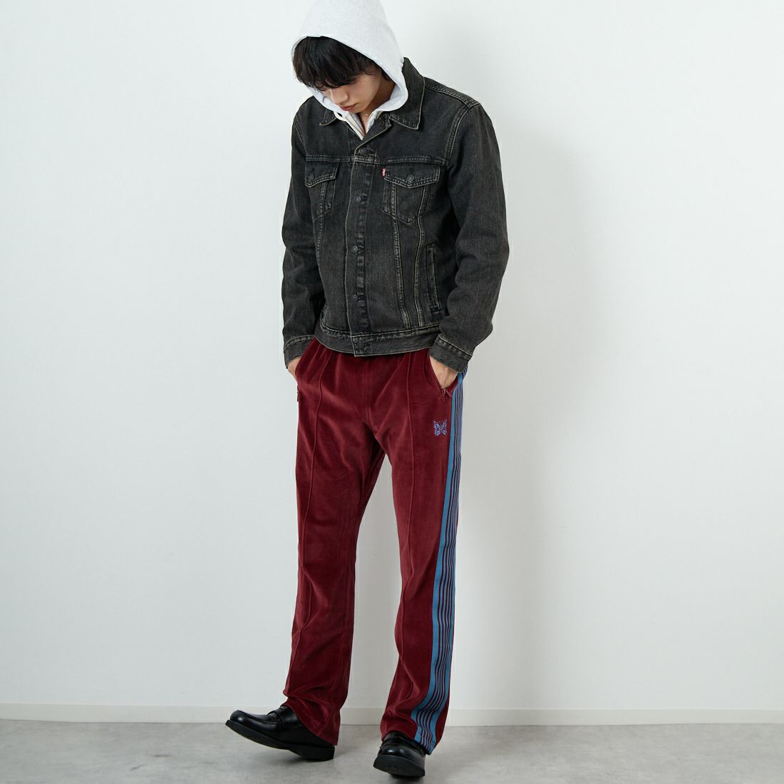 LEVI'S [リーバイス] トラッカージャケット [72334-05] 84 BLOW AW &&モデル身長：179cm 着用サイズ：M&&