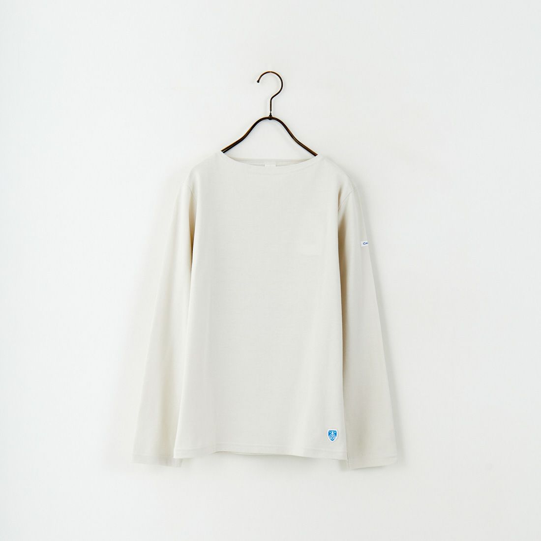ORCIVAL [オーシバル] ボートネック ロングスリーブTシャツ [OR-C0137BFJ] OYSTER WHT