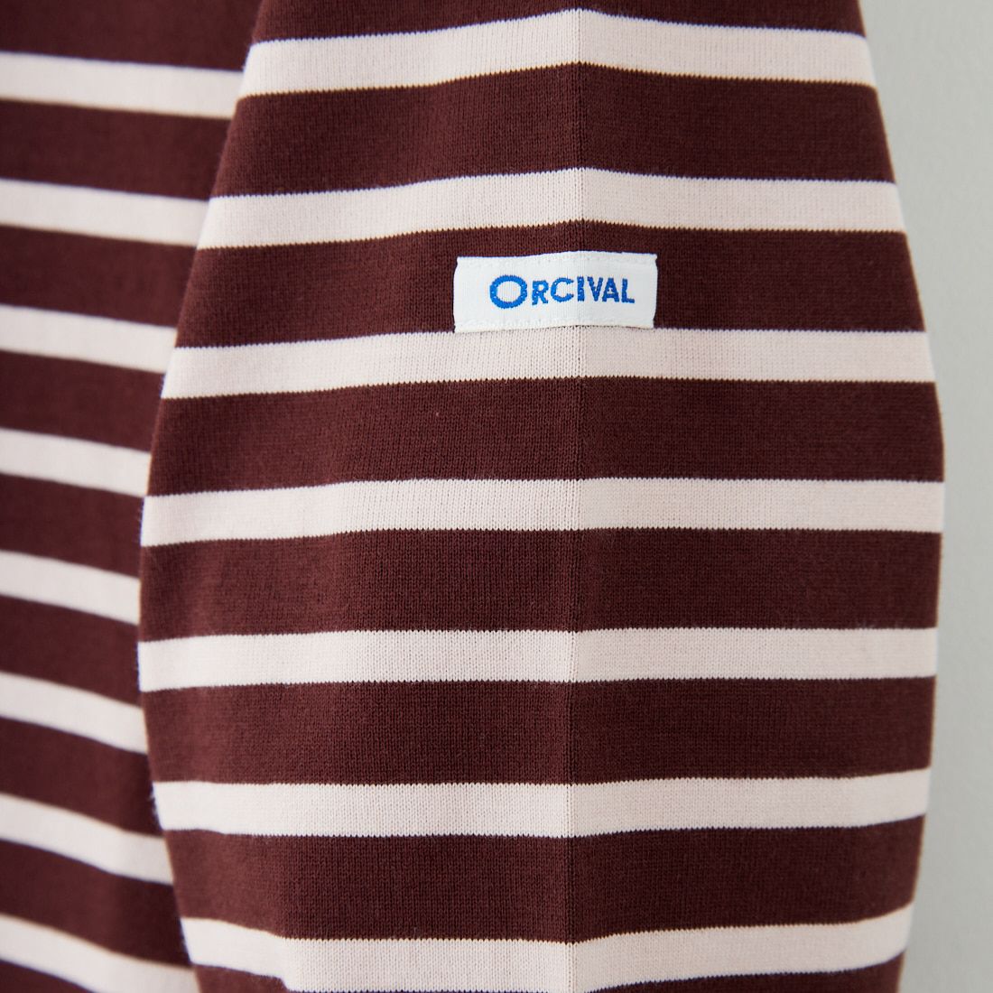 ORCIVAL [オーシバル] ボートネック ロングスリーブTシャツ [OR-C0137BFJ] WINE/PINK