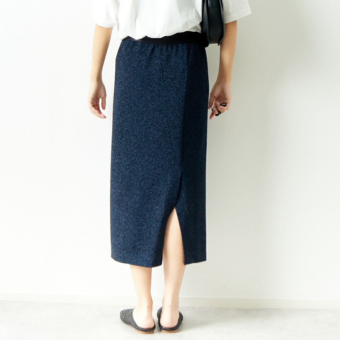 Jeans Factory Clothes [ジーンズファクトリークローズ] ニットジャガードスカート [JWJF-01] 73 ﾈｲﾋﾞｰ &&モデル身長：167cm 着用サイズ：38&&