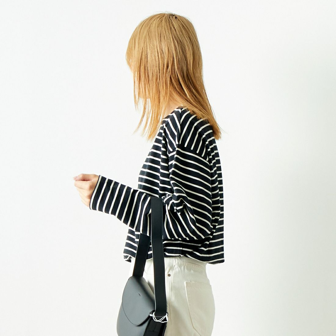 ILL ONE EIGHTY [イル ワンエイティ] チケットTシャツ [ILL242-09] BLACK &&モデル身長：167cm 着用サイズ：S&&