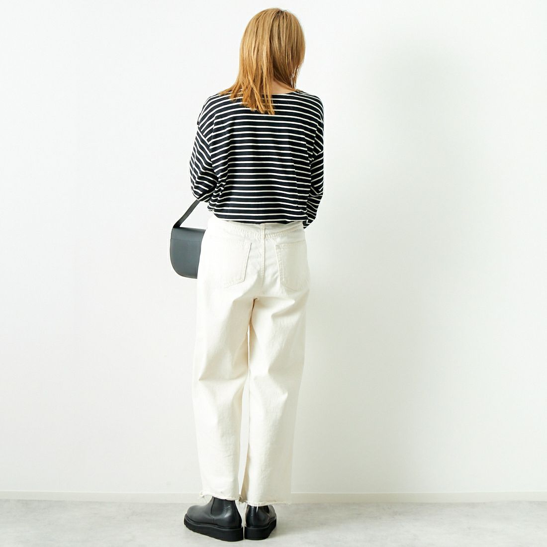 ILL ONE EIGHTY [イル ワンエイティ] チケットTシャツ [ILL242-09] BLACK &&モデル身長：167cm 着用サイズ：S&&