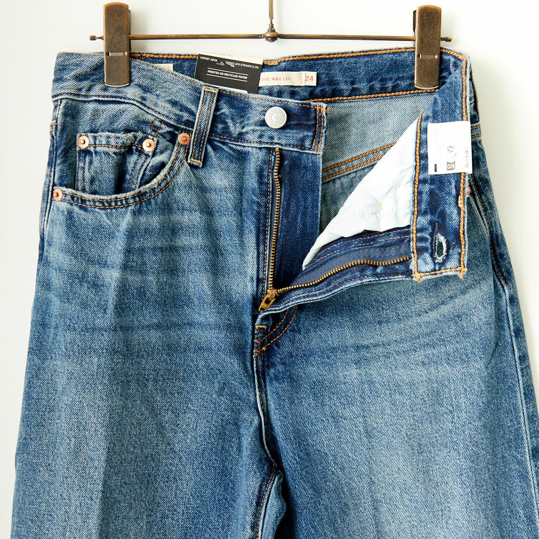 LEVI'S [リーバイス] リブケージ ワイドレッグ [A6081-00] 12 POLAR P