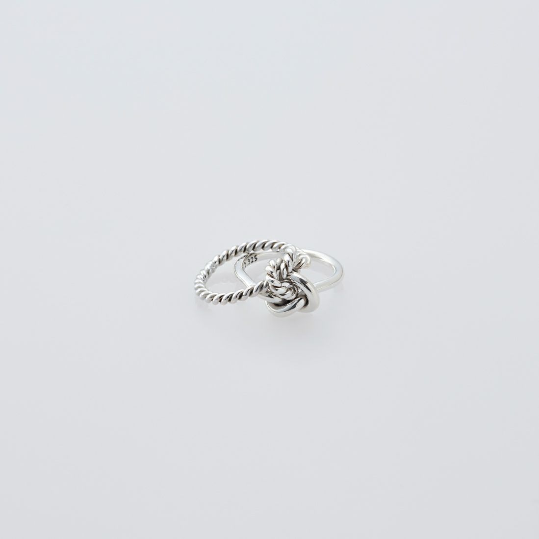 XOLO JEWELRY [ショロジュエリー] ダブルノットロープリング [XOR080] SILVER