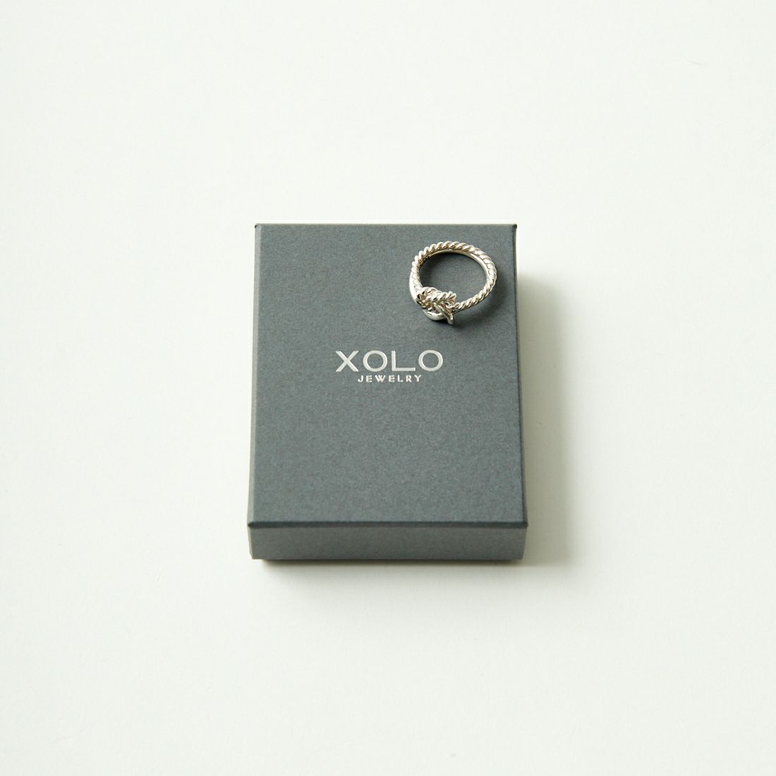 XOLO JEWELRY [ショロジュエリー] ダブルノットロープリング [XOR080] SILVER