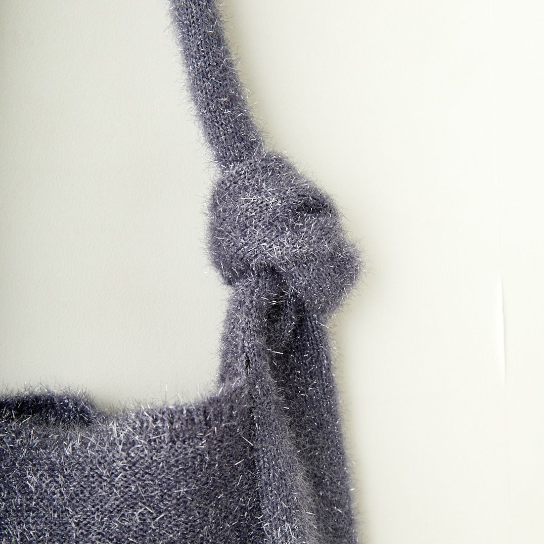 Casselini [キャセリーニ] シャイニーニットトートバッグ [242-110504] GRAY