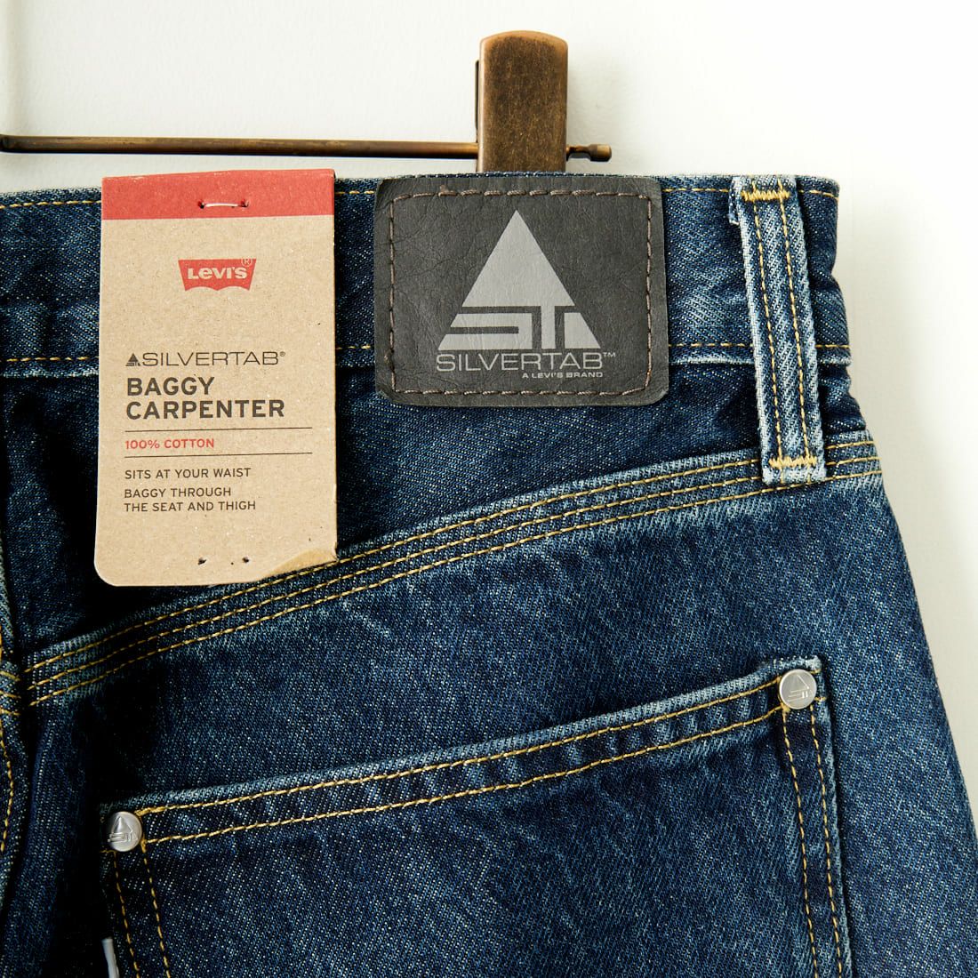 LEVI'S [リーバイス] SILVERTAB  バギーカーペンターパンツ [A7489-00] 05 RINSE C