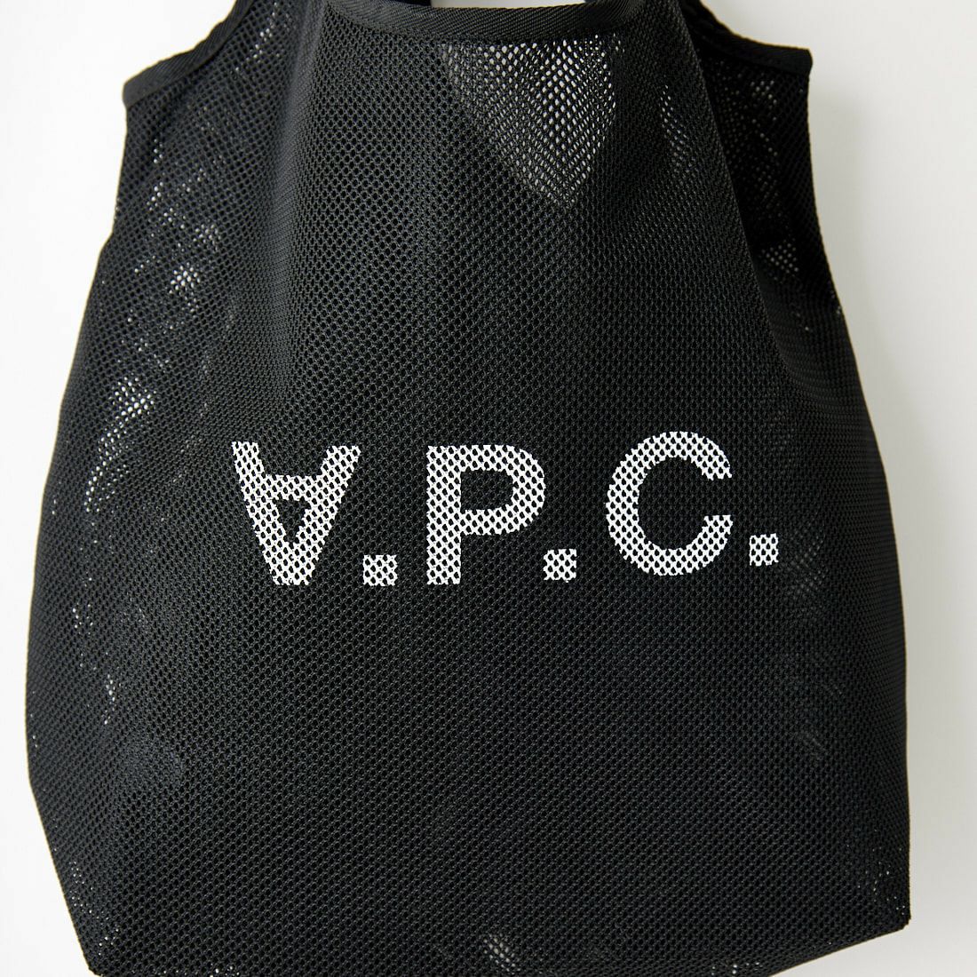 A.P.C. [アー・ペー・セー] メッシュショッピングバッグ [SHOPPING-REBOUND] 99 NOIR