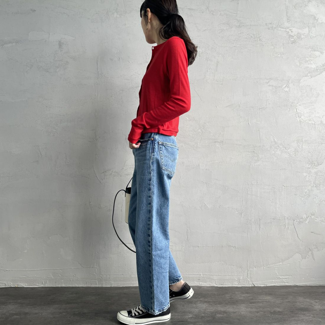 LEVI'S [リーバイス] 90S 501アンクルデニム [A9150-00] 02 SWEETES &&モデル身長：160cm 着用サイズ：25&&