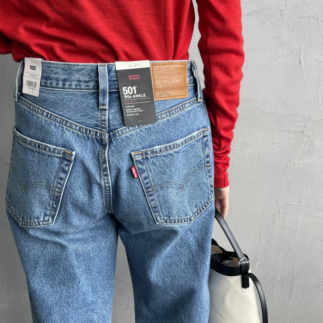 LEVI'S [リーバイス] 90S 501アンクルデニム [A9150-00] 02 SWEETES &&モデル身長：160cm 着用サイズ：25&&