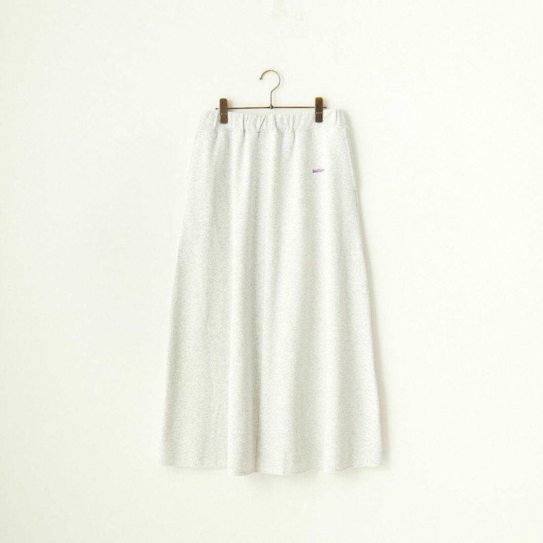 Health knit [ヘルスニット] 別注 クラシックスウェット マキシ丈フレアスカート [HR24F-L023IN-JF] H.GRAY