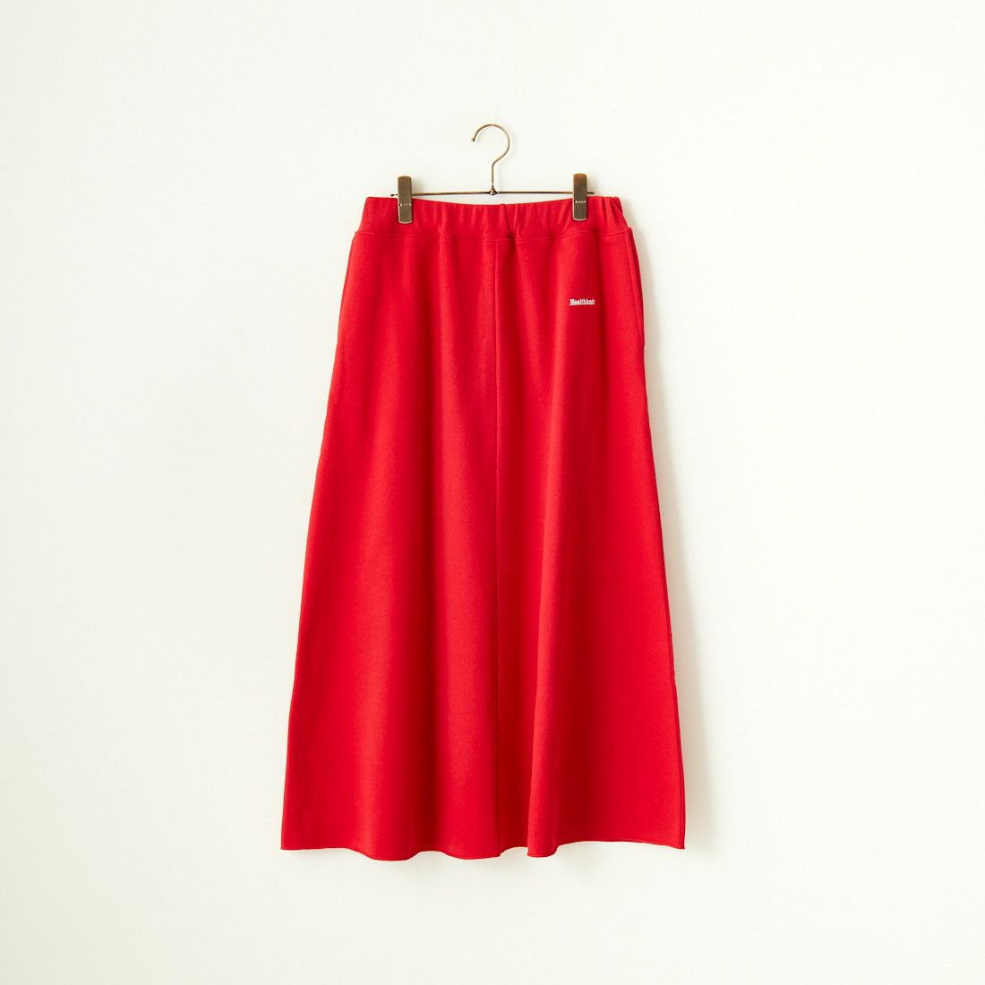 Health knit [ヘルスニット] 別注 クラシックスウェット マキシ丈フレアスカート [HR24F-L023IN-JF] RED
