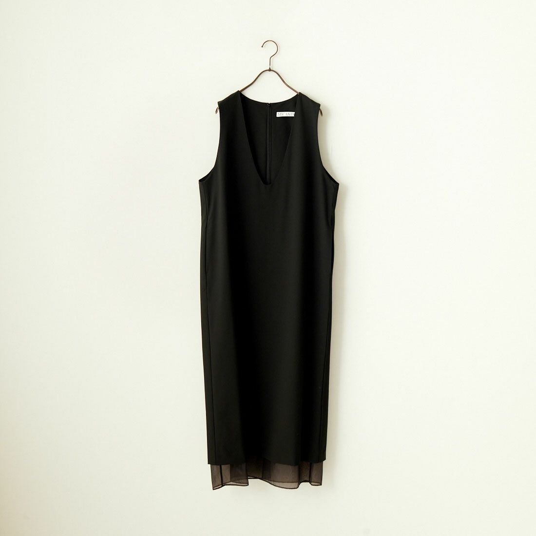 MICA&DEAL [マイカアンドディール] ディープUネックワンピース