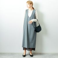 MICA&DEAL [マイカアンドディール] ディープUネックワンピース