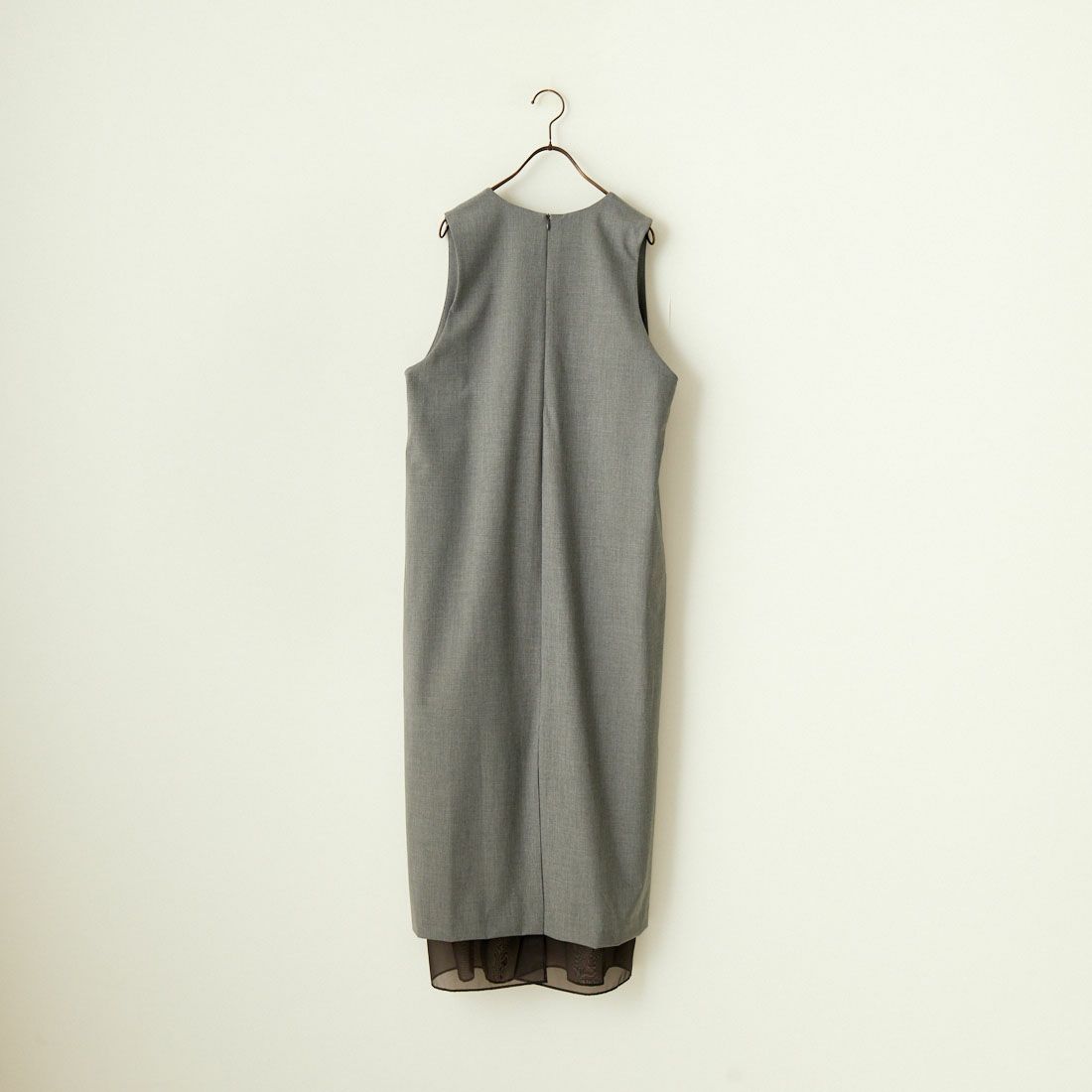 MICA&DEAL [マイカアンドディール] ディープUネックワンピース [0124304190] GRAY