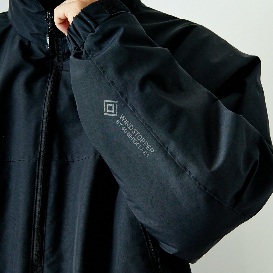 +phenix [プラスフェニックス] 別注 LEVEL7 ダウンジャケット [POO-24037IN-JF] BLACK