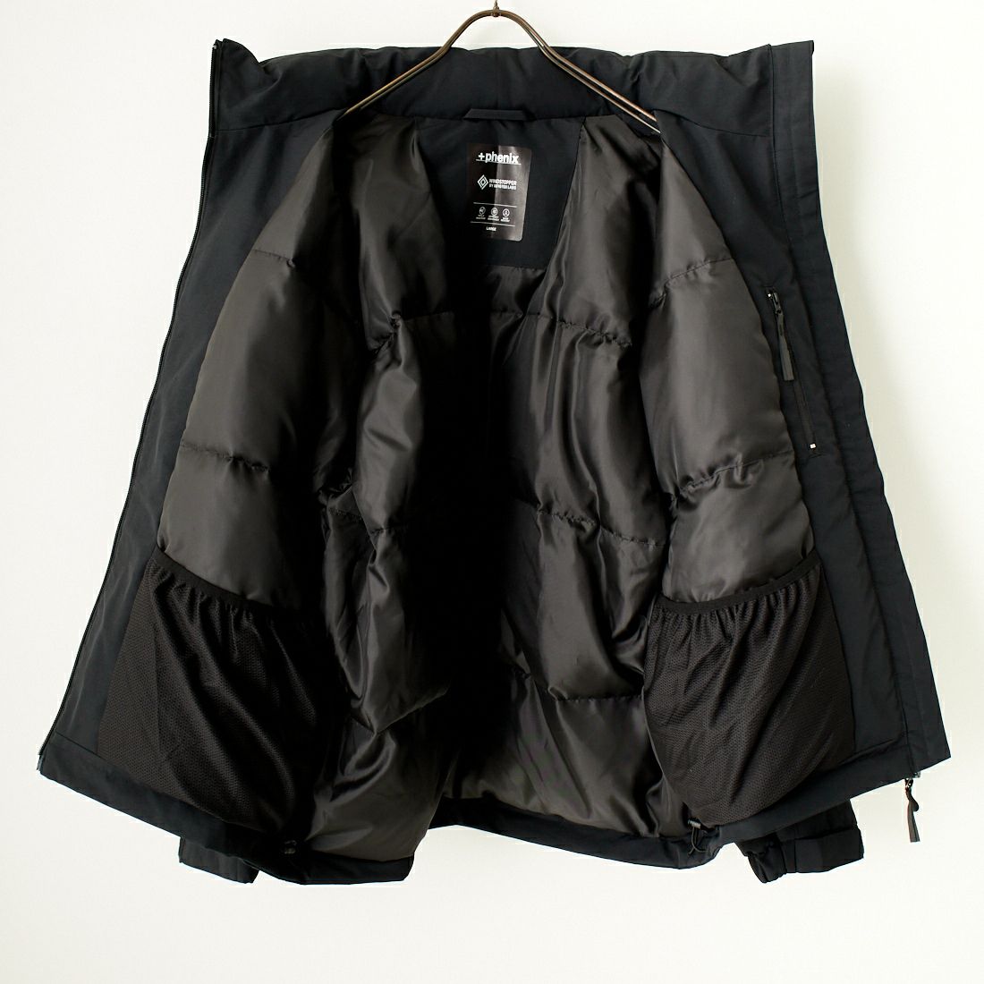 +phenix [プラスフェニックス] 別注 LEVEL7 ダウンジャケット [POO-24037IN-JF] BLACK