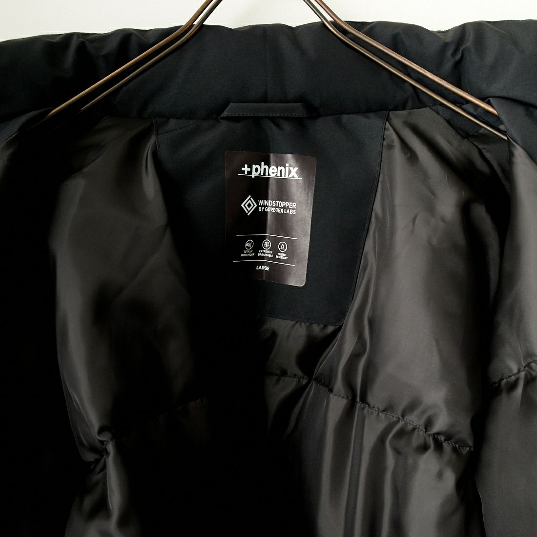 +phenix [プラスフェニックス] 別注 LEVEL7 ダウンジャケット [POO-24037IN-JF] BLACK