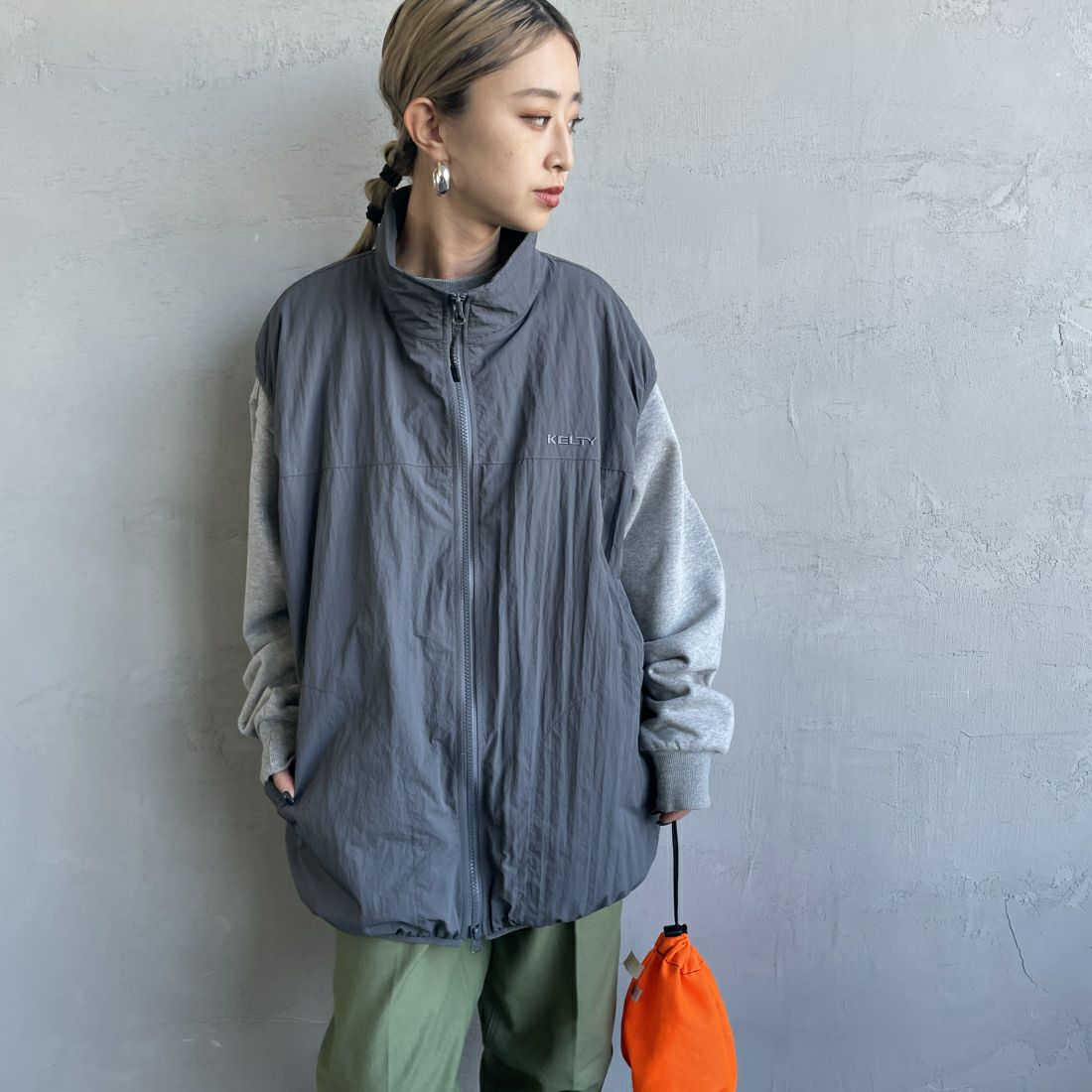 CHARCOAL&&モデル身長：150cm 着用サイズ：M&&