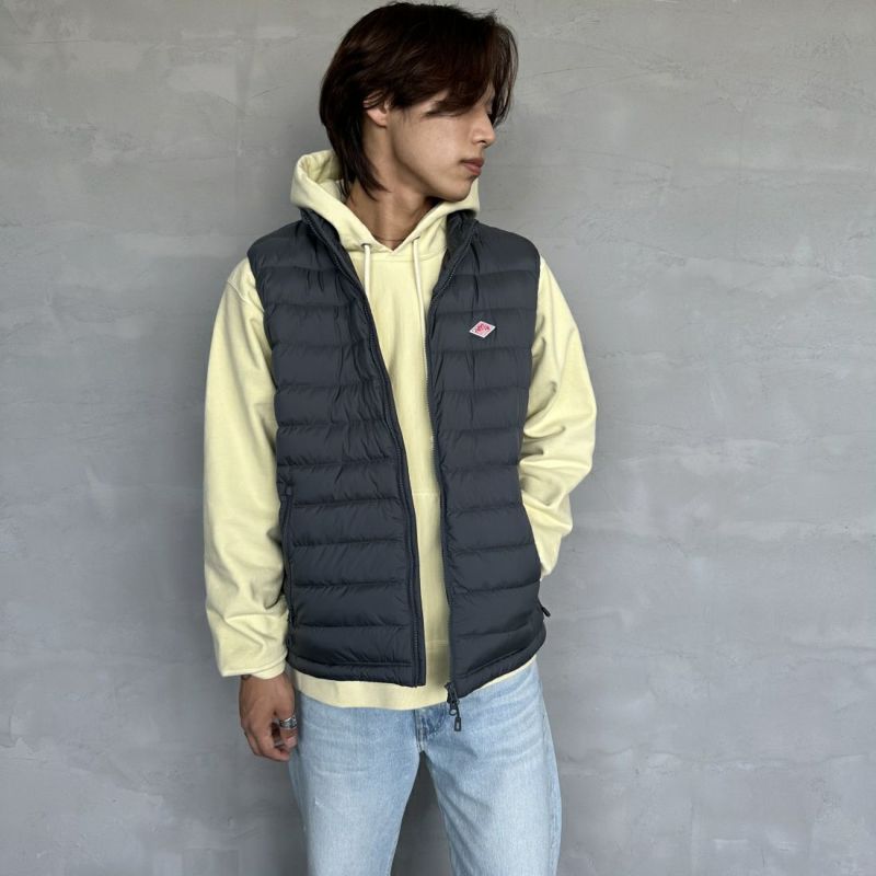 DANTON [ダントン] スタンドカラー ミドルダウンベスト [DT-A0565NRP]｜ジーンズファクトリー公式通販サイト - JEANS  FACTORY Online Shop