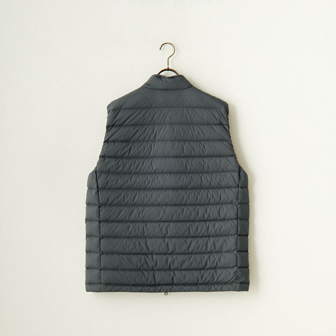 DANTON [ダントン] スタンドカラー ミドルダウンベスト [DT-A0565NRP] M.GREY