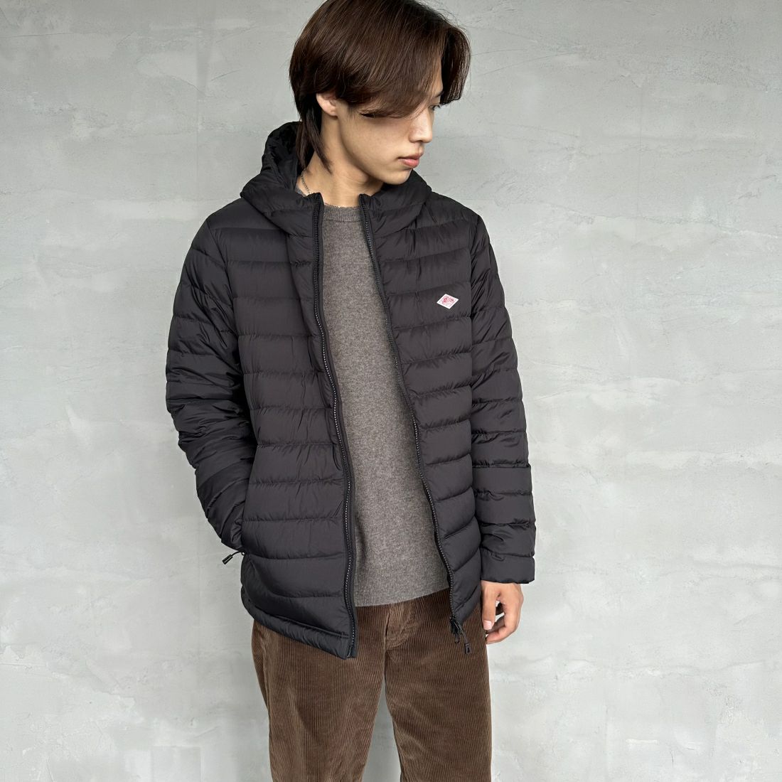 BLACK&&モデル身長：179cm 着用サイズ：M&&
