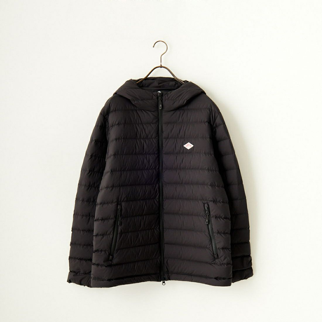 DANTON [ダントン] ミドルダウンフードジャケット [DT-A0564NRP] BLACK