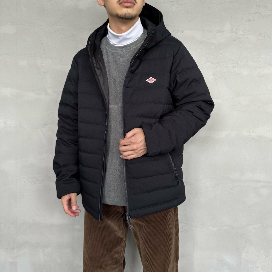 NAVY&&モデル身長：168cm 着用サイズ：M&&