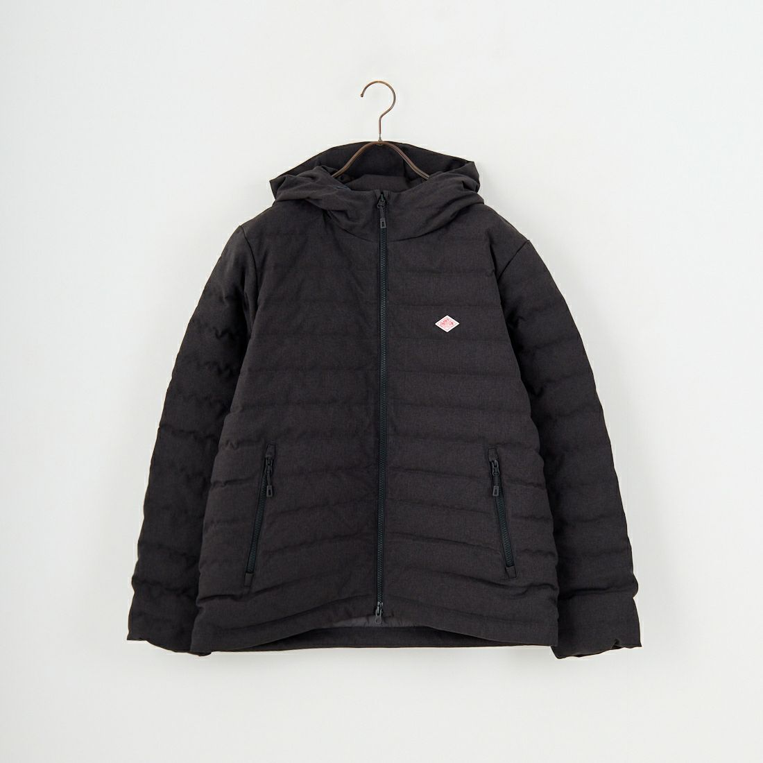 DANTON [ダントン] ウールライクポリエステル フードダウンジャケット [DT-A0187PWL] CHARCOAL