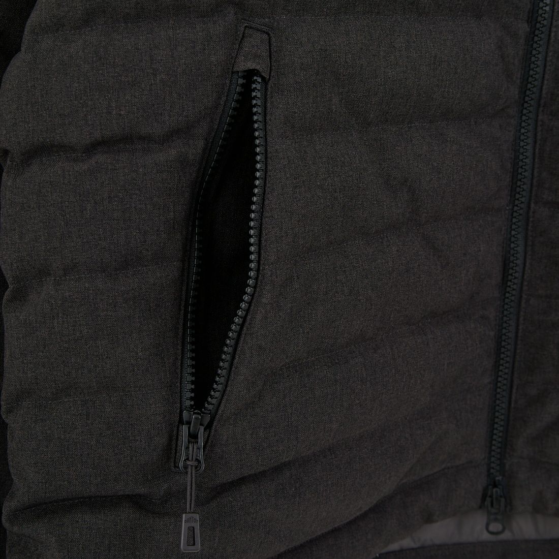 DANTON [ダントン] ウールライクポリエステル フードダウンジャケット [DT-A0187PWL] CHARCOAL