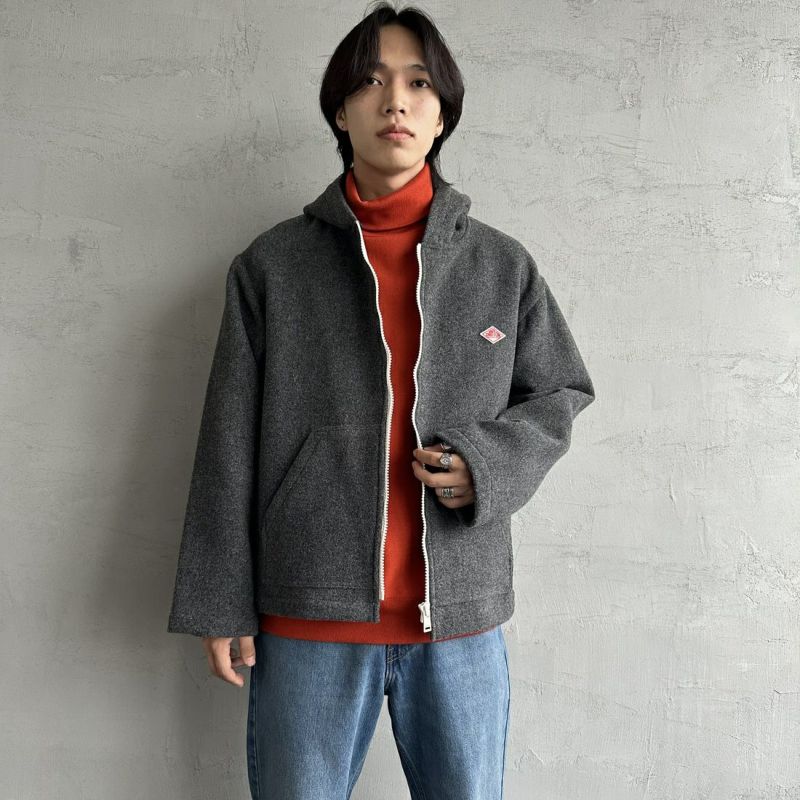 DANTON ダントン ウールモッサ ジャケット 42 XL グレー ダントン