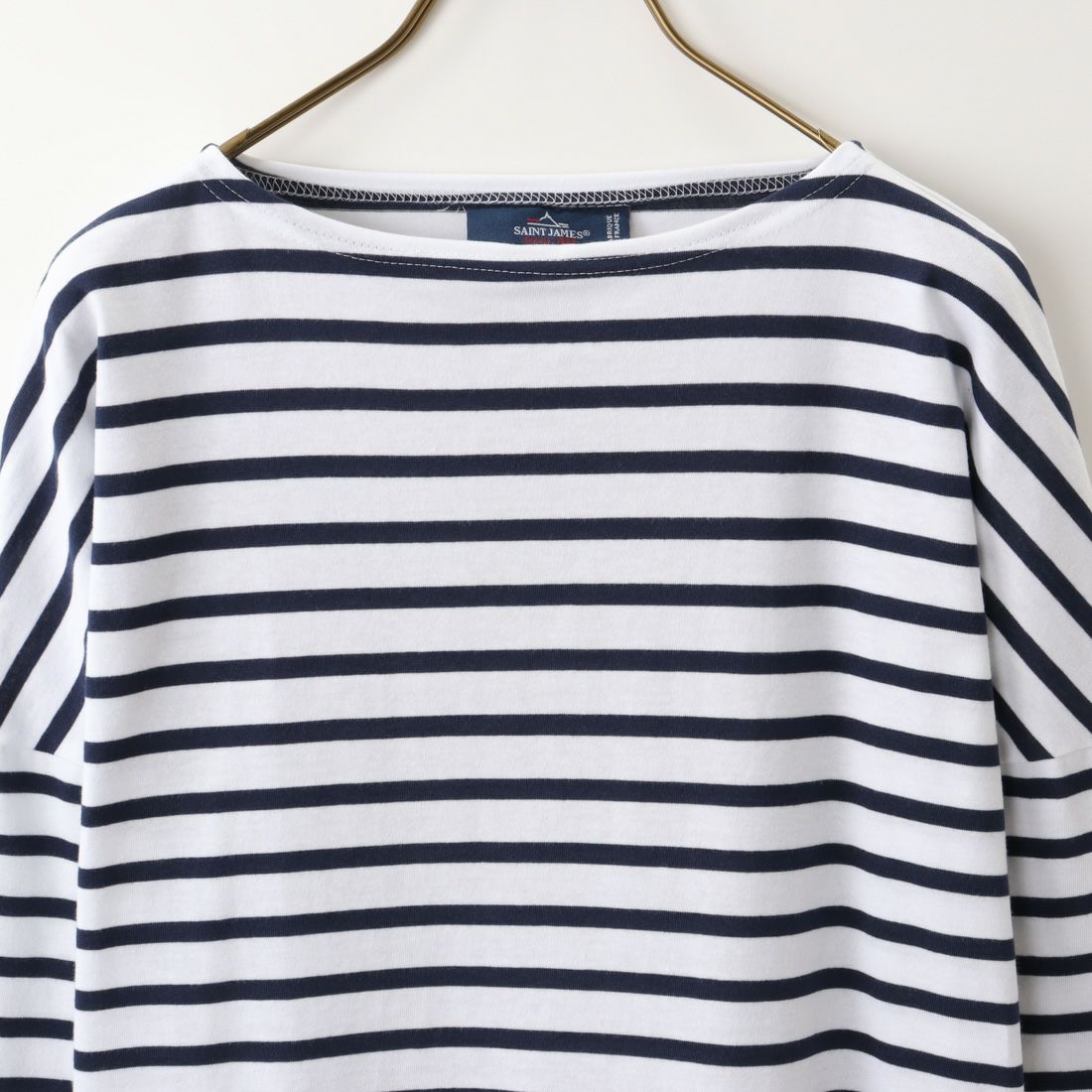 ST.JAMES [セントジェームス] コットンボートネックドロップショルダープルオーバー [16JC-SLOUCH20003] NEI/MAR