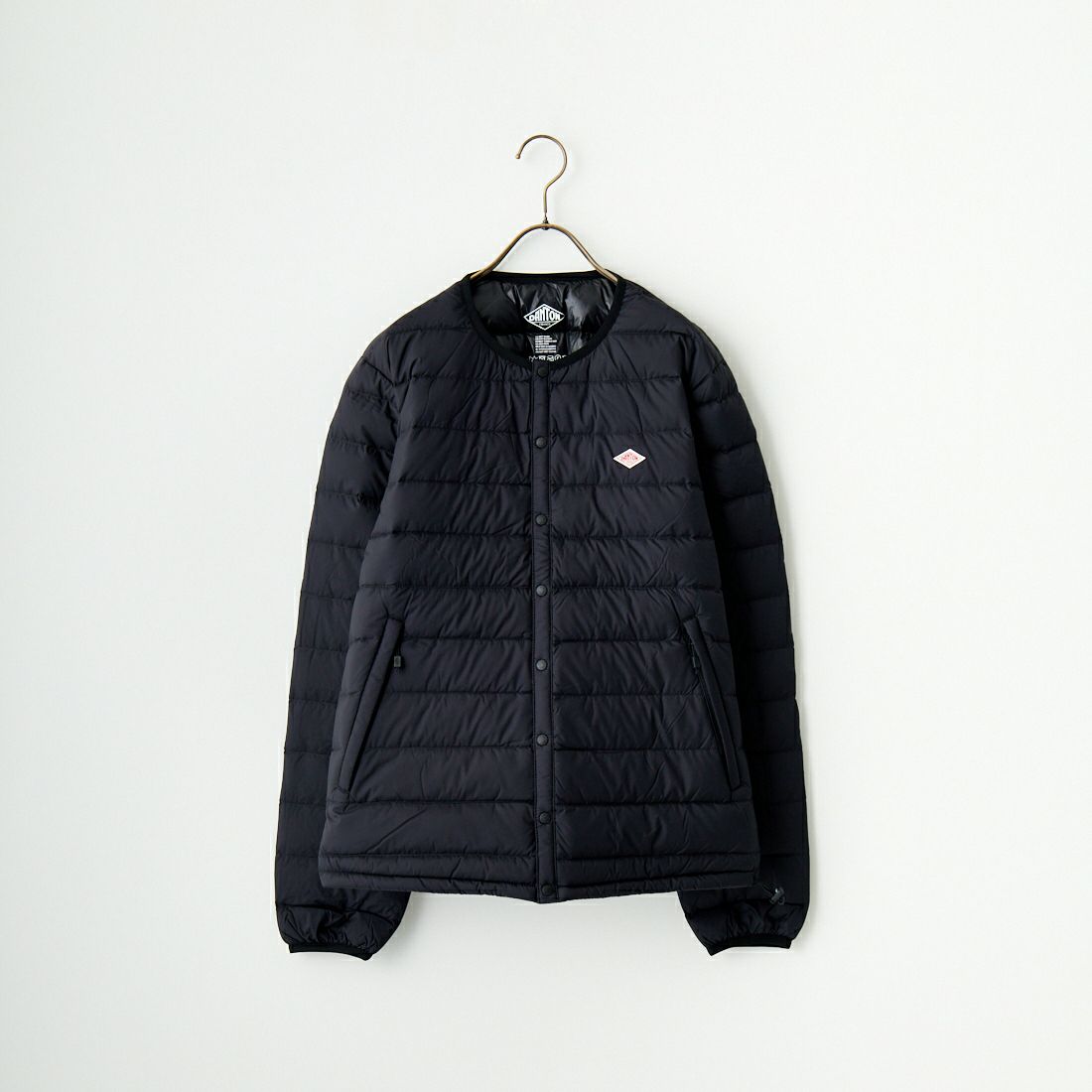 DANTON [ダントン] クルーネック インナーダウンジャケット [DT-A0001NNF] BLACK