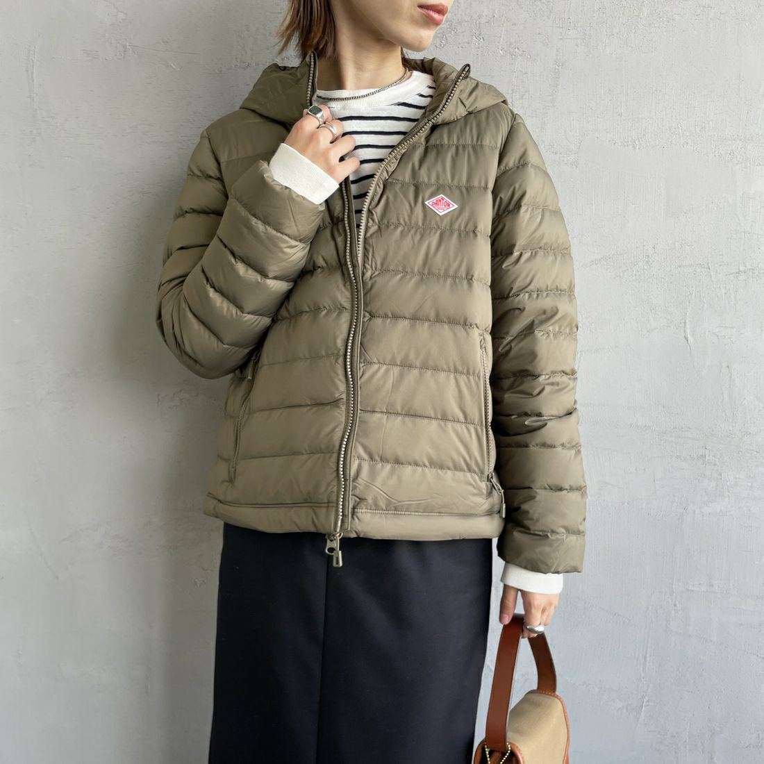 KHAKI BROW&&モデル身長：158cm 着用サイズ：S&&